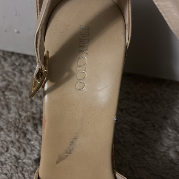 Jimmy Choo Patent Leather Wedge sandal - Picture 6 of 12